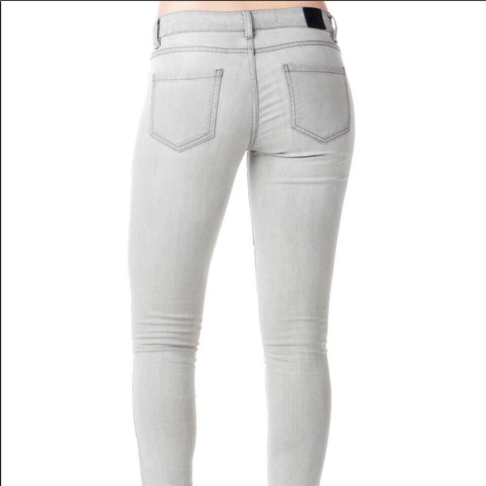 Harper Light Gray Skinny Jeans